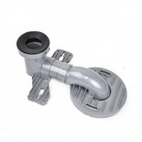 Toilet Shifter Odor Blocking Toilet Drain Offset Adapter Clog-Resistant Design Waste Tube Shifter for Restroom Renovation