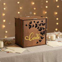 Wedding Card Box Table Display Piece Wooden Card Box