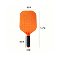 One-Piece Pickleball Paddle Lightweight Pickleball Paddle with Wrapped Handle Anti-Slip Overgrip Perforated for Casual Players, Beginners, Training