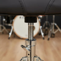 Drum Throne Stable Metal Legs Adjustable Drum Throne Non-Slip Feet for Drumming