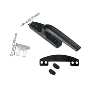Pane Handle, Aluminum Alloy Transmission Handle, Replacement Winder Crank for Casement, Sliding, and Outward Opening panes