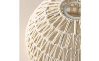 Handwoven Handmade Woven Lampshade Open Weave Woven Lampshade Natural Pendant Shade Boho for DIYers, Bedroom, Entryway, Cafe