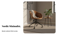 rotating Rolling Chair Minimalist Look Rolling Task Chair Modern and design for Bedroom