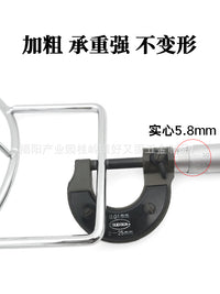 帽架卡方管槽板帽子展示架拱形帽托鸭舌帽架货架帽撑托架圆帽架