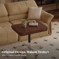 Adjustable C-Shaped Table Mobile Design Household Furniture Space-Saving Midcentury-Centuryperiod Design for Living Room