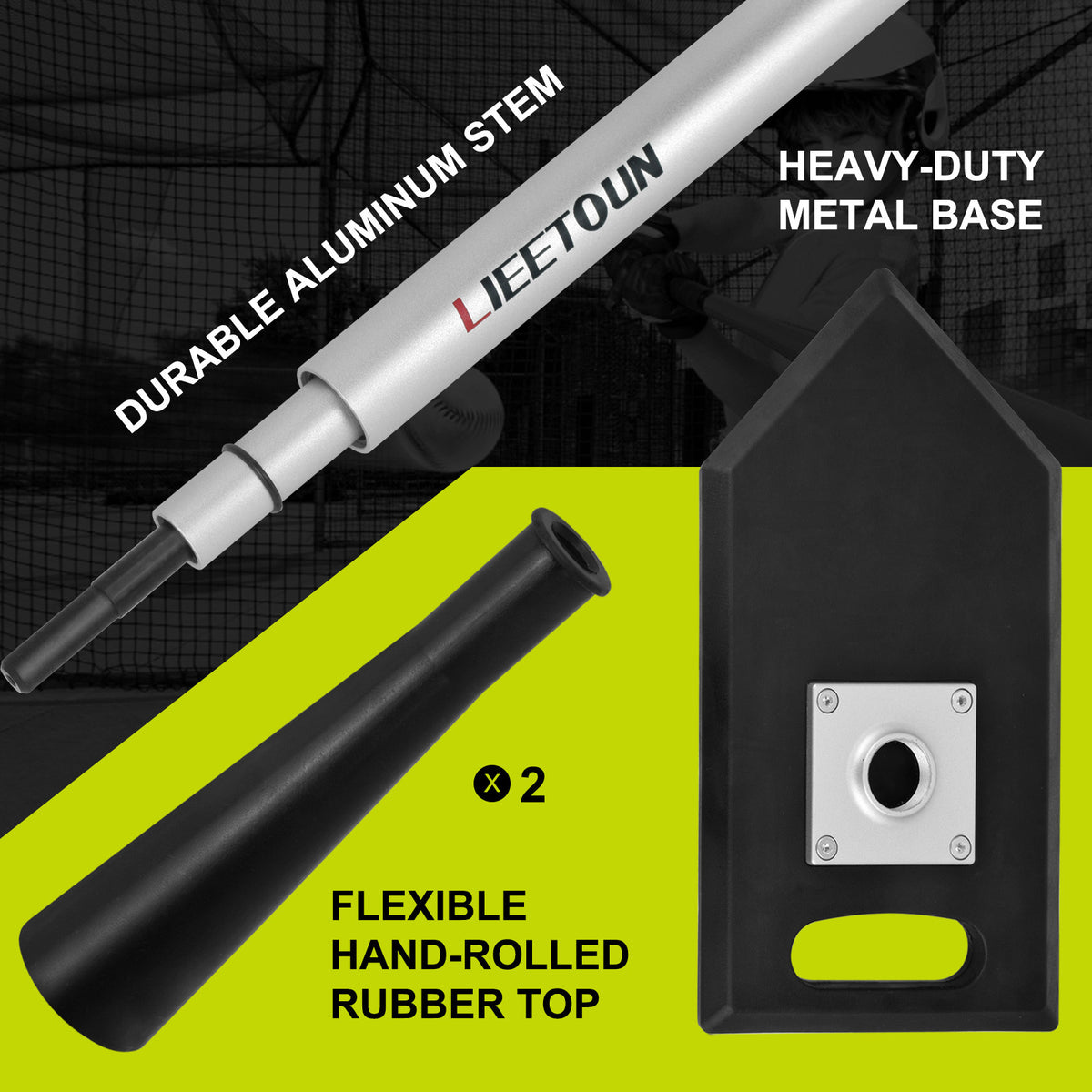 Adjustable Heavy-Duty Pneumatic T-Ball Training Equipment