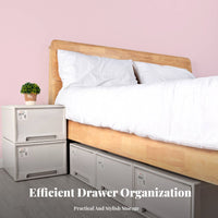 Wheeled Under-Bed Container Space Saving Storage Drawer Large Capacity