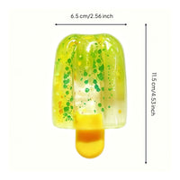 Ice Lolly Portable Ice Cream Bar Pocket Sized for Kids, Students, Desk