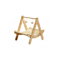 Cat Hammock Swing Triangular Stand Pet Lounger Stable Structure