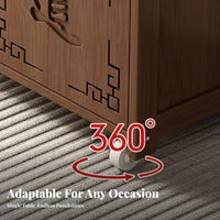 Mobile Tea Station Multifunctional Design 2-Tier Serving Trolley for Living Room
