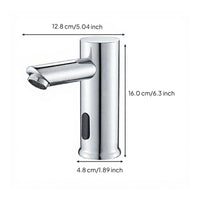Touchless stainless steel faucet