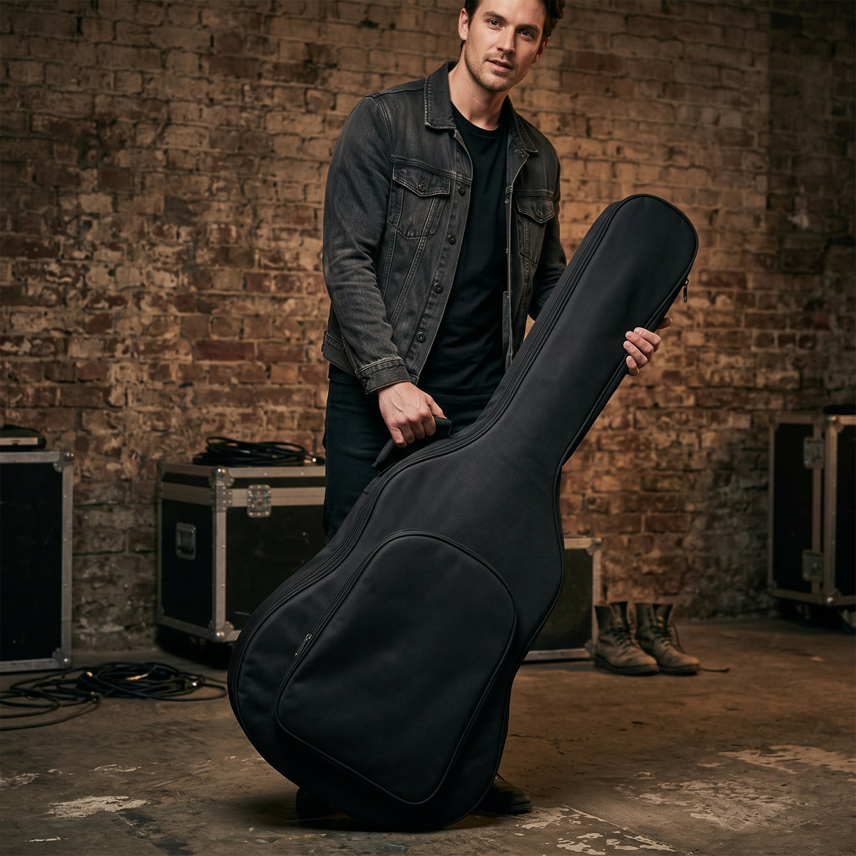 Padded Acoustic/Classical Guitar Gig Bag for 34-41 Inch Guitars
