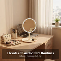 Illuminated Makeup Mirror adjustable brightnessmable luminousenness Illuminated Cosmetic Mirror 3 Light Modes