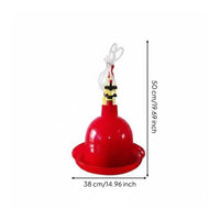 Automatic Chicken Waterer Thickened Material Hanging Poultry Water Feeder