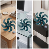 7 Fan Replacement Fan Vane with Central Hub Translucent Hardware for Homeowners, Repair Technicians, Home Maintenance