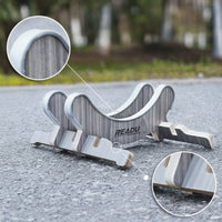 Folding Wooden Cycle Parking Stand Sturdy Bike Stand with Rubber Edging Long-Lasting Parking Rack Eco-Friendly for Cyclists, Garage
