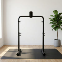 running machine Handrail Adjustable running machine Frame with Device Holder Stable for Home Gym, Physical Therapy