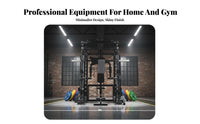 Complete Guided Machine Commercial Grade Complete Home Gym Heavy-Duty Steel Frame Comprehensive Training Machine for Bodybuilders, Beginners