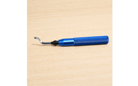 Handheld Deburring Tool Blue Handle Knurled Grip Deburring Tool Portable Chamfering Machine for Metalworking