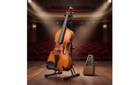 Handmade Craftsmanship Natural Finish Violin Good Sound Quality Solid Wood Violin Hand Carved Quiet Practice for Beginners