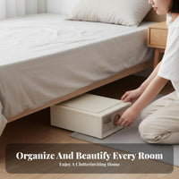 Stackable Pull-extendable Drawer Large Capacity Household Storage sturdy for Under Bed