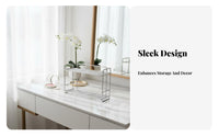 2-Tier Cosmetic Shelf adaptable 2-Tier Organizer Multifunctional for Desktop