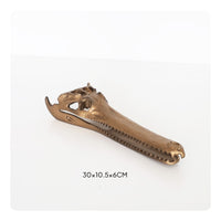 Skull Ornament Sculptural Skull Realistic for Display Shelf