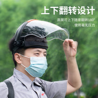 打农药面罩防护面具护脸隔离全脸部切割面屏打磨防飞溅透明防护罩