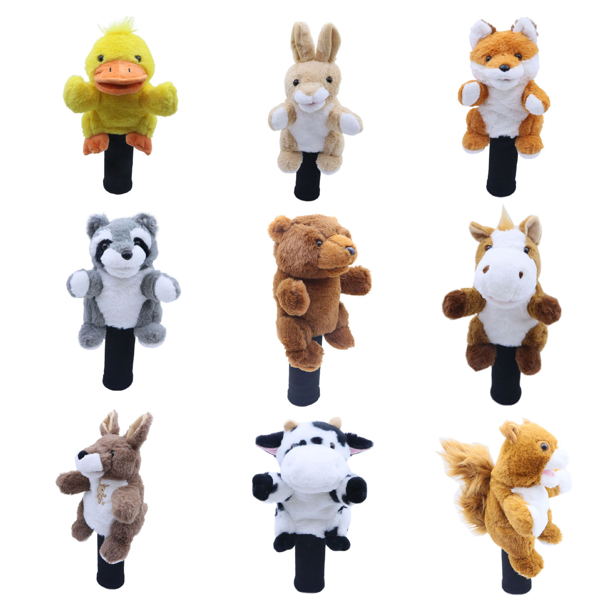 Animal Golf Headcover for Driver Wood with Plush Protection
