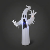 8FT Inflatable Specter with LED Giant Halloween Inflatable with Lights Self-Inflating Specter Built-in Lighting for Yard