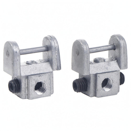 2 Pieces Wire Clamp Head Threaded Clamp Head Small