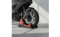 Motorcycle Wheel Stand Low Profile Motorcycle Wheel Chock Metal for Riders