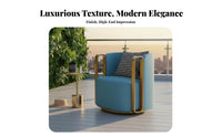 Modern modern design rotating Barrel Chair Ergonomic Design Indoor Seating Enveloping spinal supportrest Easy to Assemble for Business Professionals, New Parents, Living Room, Balcony, Reception Area, Bedroom