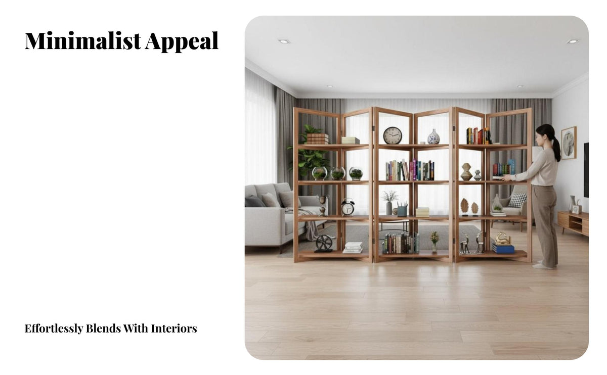 Floor-Standing Freestanding unobstructedrear Shelving unit Multifunctional Tree-Shaped Shelving unit adaptable Room Divider Artistic Design for Book Lovers, Apartment Dwellers, Office Workers, Study, Bedroom