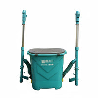 Manual Dispenser Ergonomic Design Point Built-in Screen Farming Equipment for Gardeners, Vegetable Garden