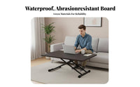 Fold-down Elevating-Top Table Foldable Adjustable Elevating-Top Table Multi-Functional Ergonomic Design for Students