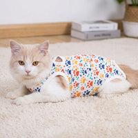 Cat Recovery Suit with Tie Straps, Breathable Cat Surgery Suit for Anti Licking, Post Surgery Suit Cat and Cat Spay Suit for Kitten Recovery
