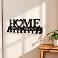 Key Hook Rack Decorative Wall-Mounted Key Holder Metal for Mudroom