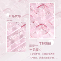 Pomegranate Pink Keycaps, PC Material, ASA Profile, 146 Keys Full Set