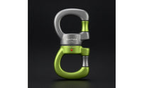 Swivel Connector with Dual Loops Universal Swivel Link Compact Anti-Tangle for Climbers, Climbing, Rigging