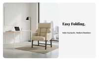 Transformable Sleeper Chair Foldable Design Recliner Padded padding for Dormitory