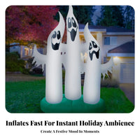 Outdoor Halloween Inflatable | Inflatable specter, Illuminated Night Display, inflatable specter, for Lawn