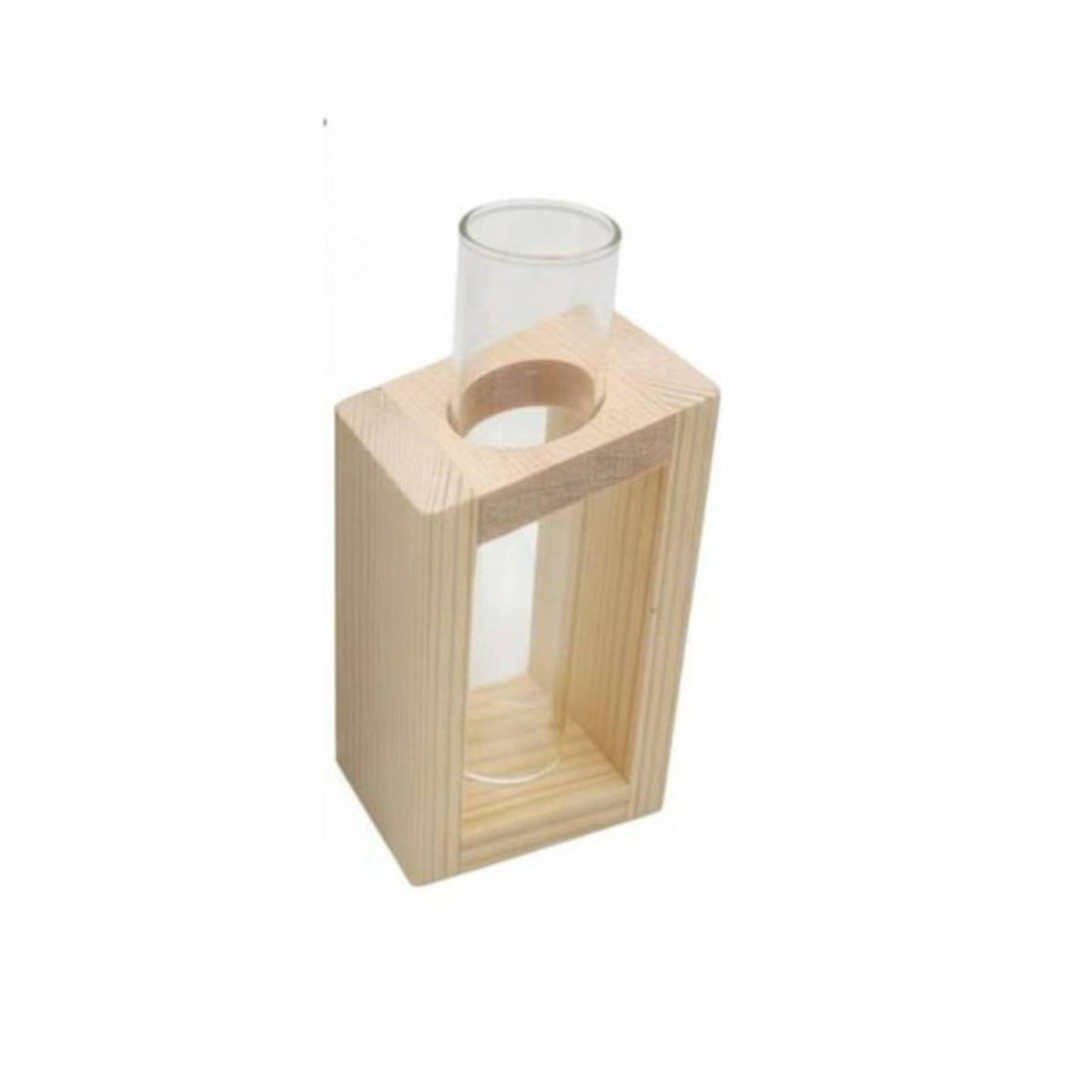 Minimalist Design Test Tube Propagation Station Functional & Decorative Hydroponic Desktop Planter No Assembly Needed Geometric Desktop Planter Easy to Clean for Bookshelf
