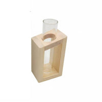 Minimalist Design Test Tube Propagation Station Functional & Decorative Hydroponic Desktop Planter No Assembly Needed Geometric Desktop Planter Easy to Clean for Bookshelf