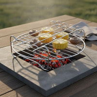 Stainless Steel Kebab Holder Heat-Resistant Cooking Accessory for Baking