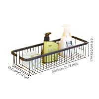 Matte black towel bar set