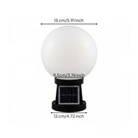 Solar Post Cap Light Energy Saving Outdoor Lighting Daytime Charging for Yard
