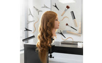 Heat Stylable Hairdressing Training Head Stand Included Hairstyling Practice Head Reusable for Hairstylists