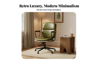 Armless rotate Chair with casters Height Adjustable Computer Seat Rolling Casters Padded padding for Students, Women