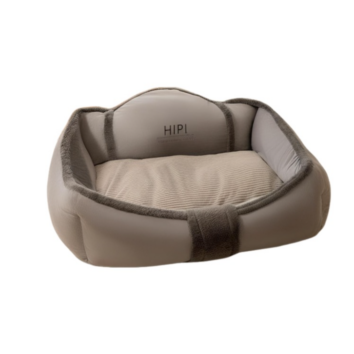 Orthopedic bed for large dogs, washable.